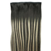 SILVER HIGHLIGHTS ON ROOTED BLACK HAIR