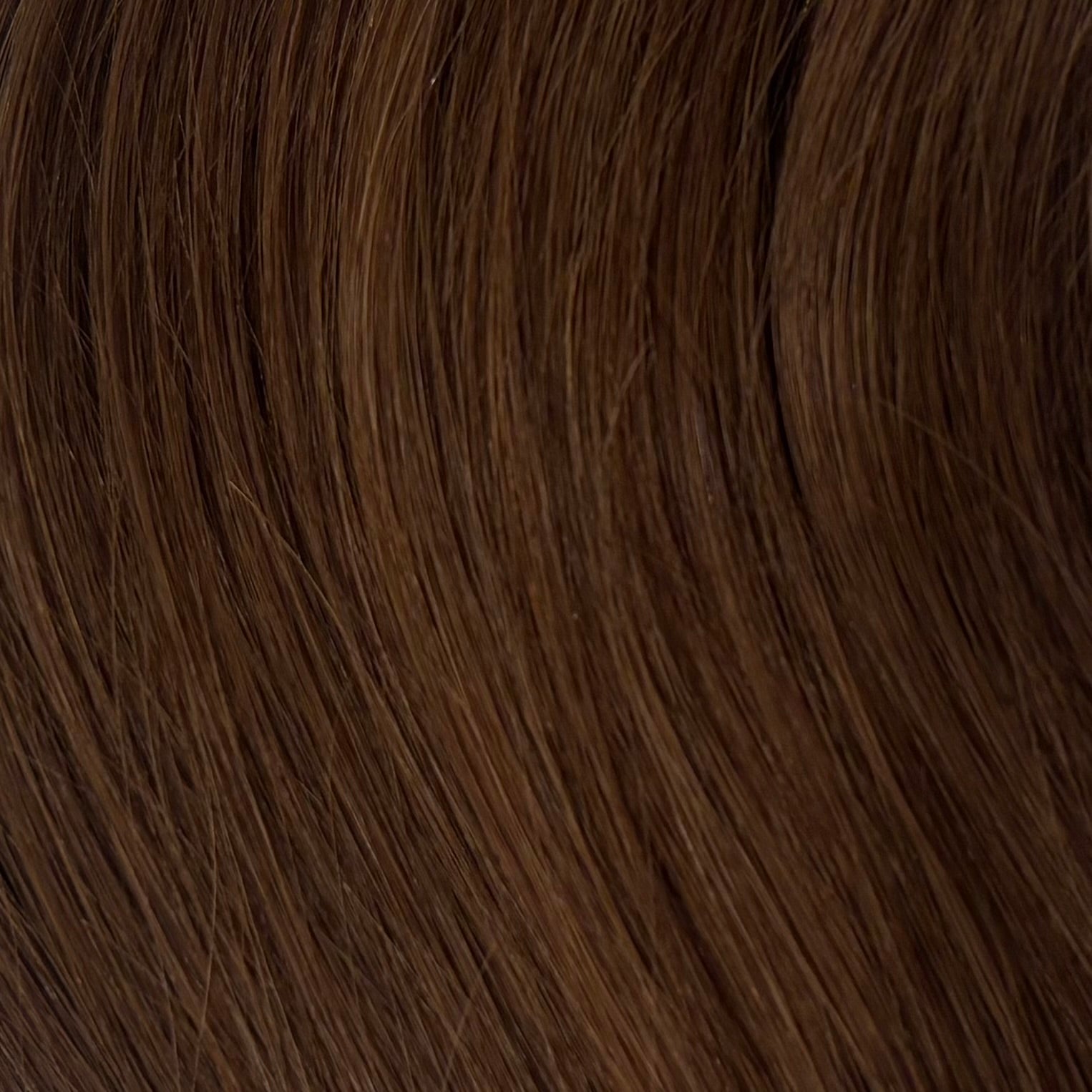 Warm brunette flat tip fusion