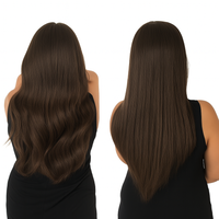 DARK COCO BROWN FUSION FLAT TIP