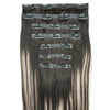 SILVER HIGHLIGHTS ON ROOTED BLACK HAIR