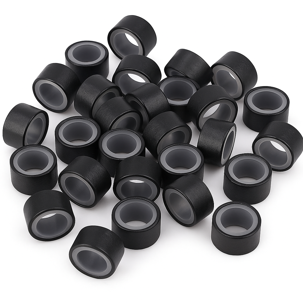 Black beads